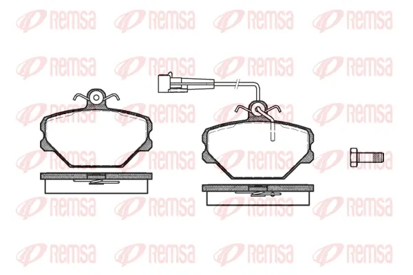 Brake Pad Set, disc brake (0264 02)