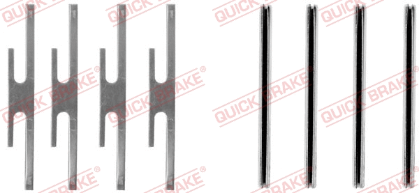 Accessory Kit, disc brake pad (109-1012)