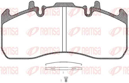 Brake Pad Set, disc brake (JCA1317.00)