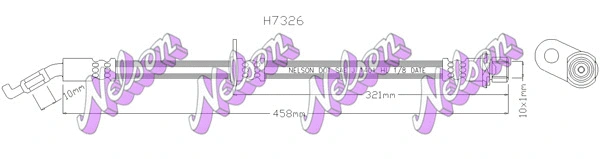 Brake Hose (H7326)