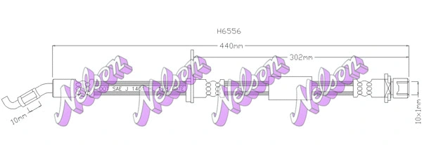 Brake Hose (H6556)