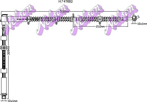 Brake Hose (H7498Q)