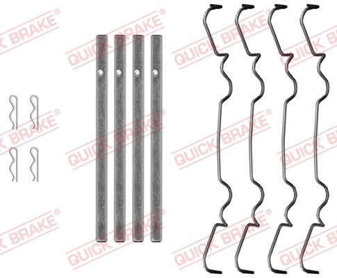 Accessory Kit, disc brake pad (109-0069)