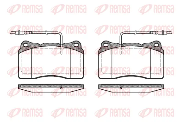 Brake Pad Set, disc brake (0666 14)