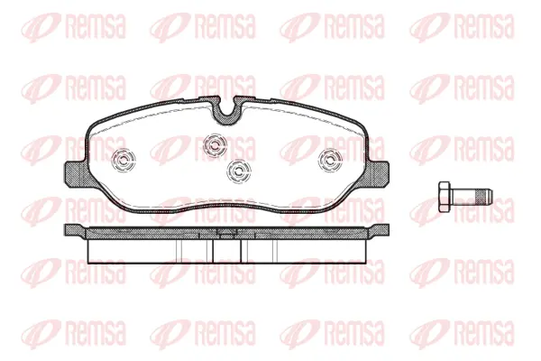 Brake Pad Set, disc brake (1158 00)