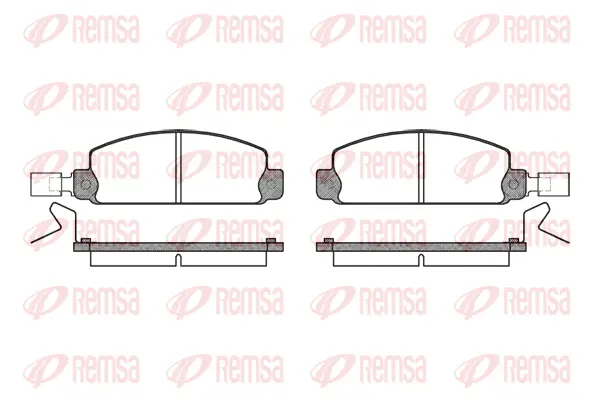 Brake Pad Set, disc brake (0097 24)