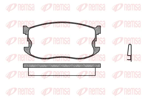 Brake Pad Set, disc brake (0198 04)