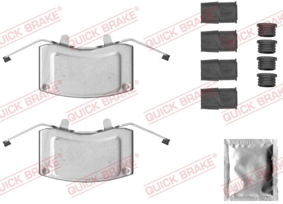 Accessory Kit, disc brake pad (109-0051)