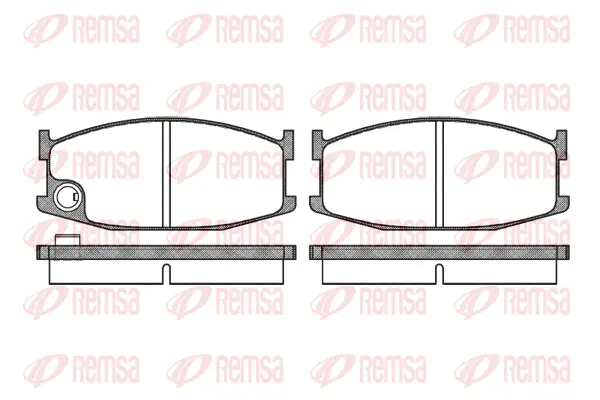 Brake Pad Set, disc brake (0108 10)