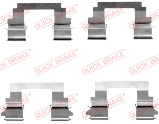 Accessory Kit, disc brake pad (109-1627)
