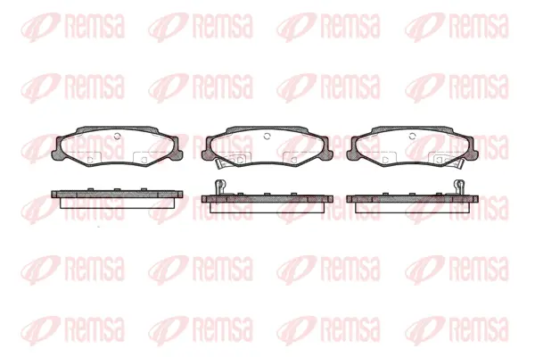 Brake Pad Set, disc brake (0668 02)