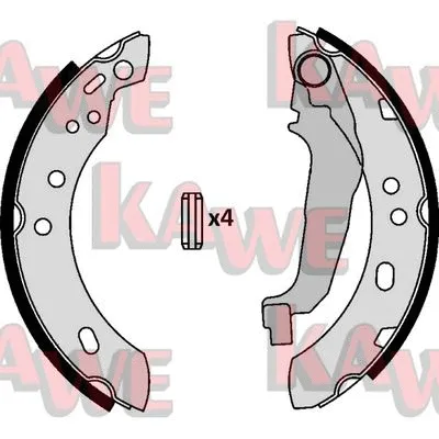 Brake Shoe Set (07090)