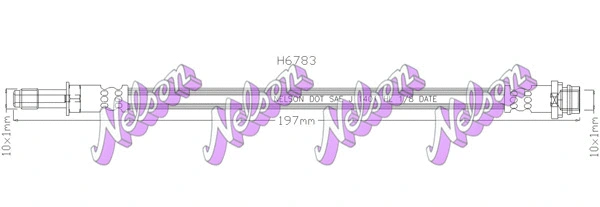 Brake Hose (H6783)