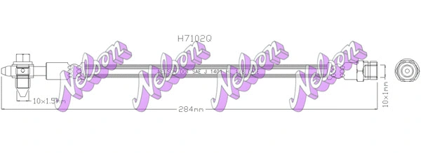 Brake Hose (H7102Q)