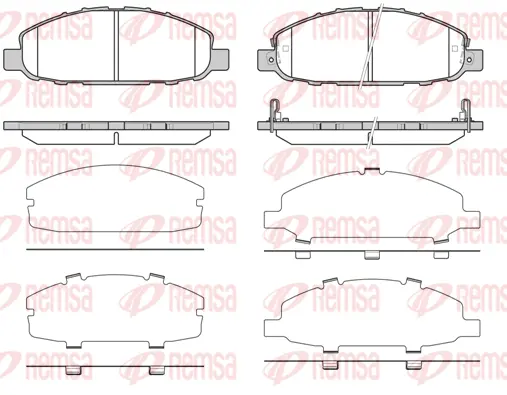 Brake Pad Set, disc brake (0997 02)
