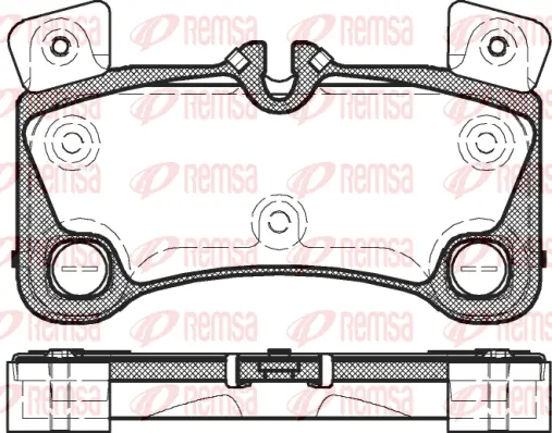 Brake Pad Set, disc brake (1346 00)