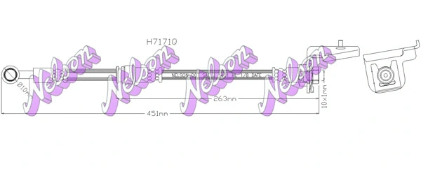 Brake Hose (H7171Q)