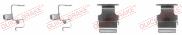 Accessory Kit, disc brake pad (109-1673)