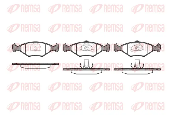 Brake Pad Set, disc brake (0281 40)