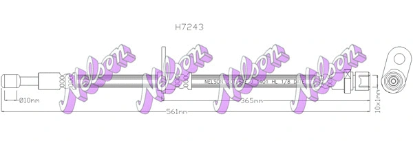 Brake Hose (H7243)