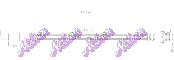 Brake Hose (H4352)
