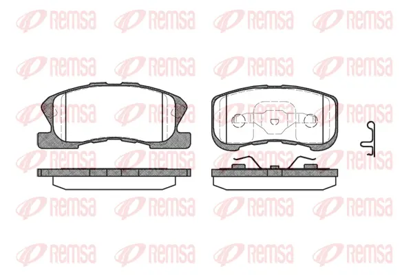 Brake Pad Set, disc brake (0720 02)