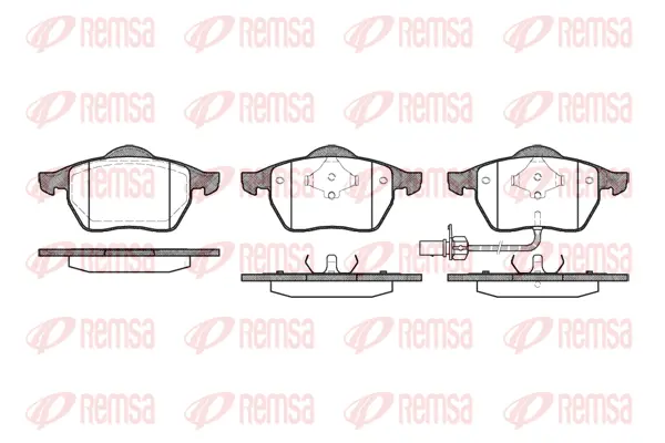 Brake Pad Set, disc brake (0390 11)