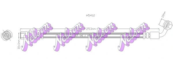 Brake Hose (H5412)