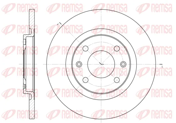 Brake Disc (6536 00)