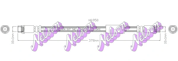 Brake Hose (H6950)