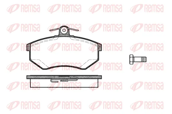 Brake Pad Set, disc brake (0134 20)
