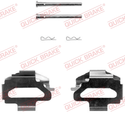 Accessory Kit, disc brake pad (109-1141)
