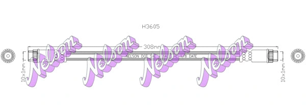 Brake Hose (H3605)