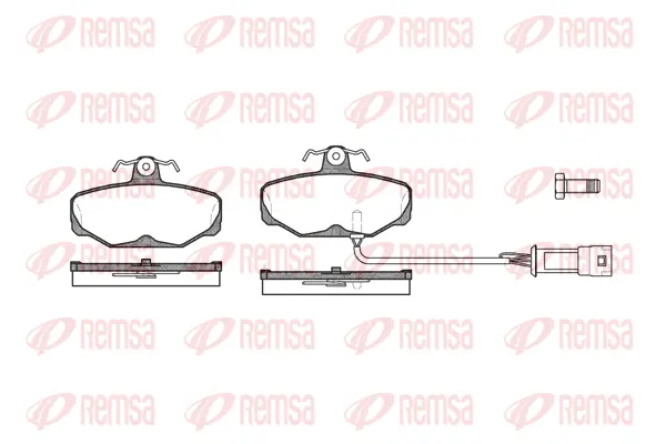 Brake Pad Set, disc brake (0205 02)