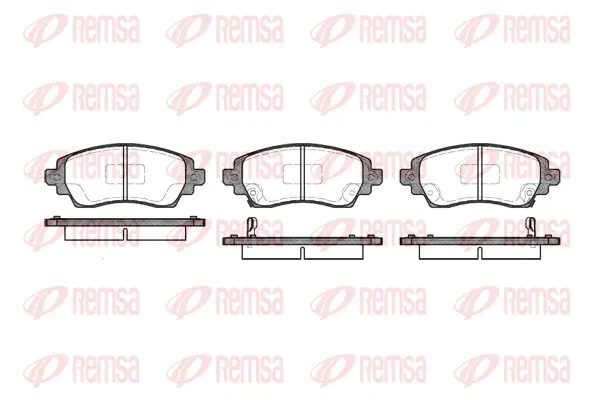 Brake Pad Set, disc brake (0716 02)