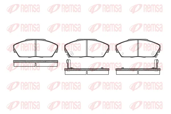 Brake Pad Set, disc brake (0237 02)