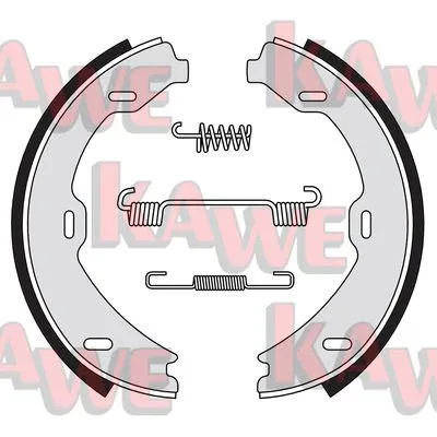 Brake Shoe Set, parking brake (08880)