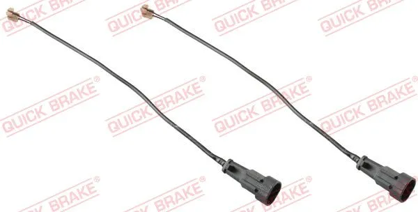 Warning Contact, brake pad wear (WS0282A)