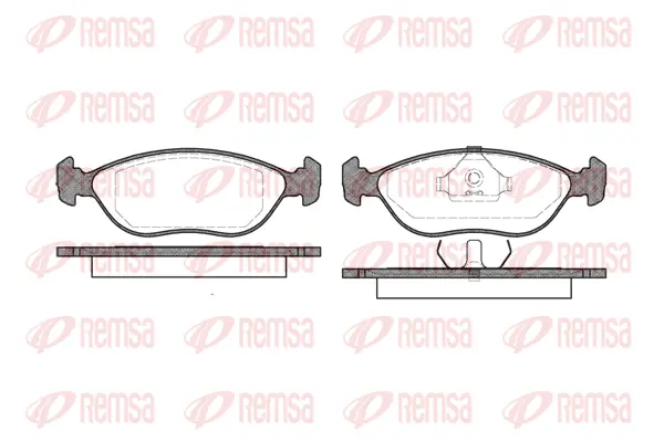 Brake Pad Set, disc brake (0444 00)