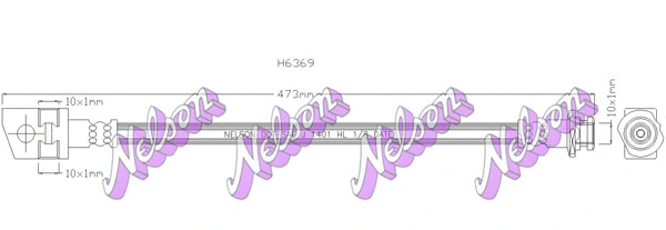 Brake Hose (H6369)