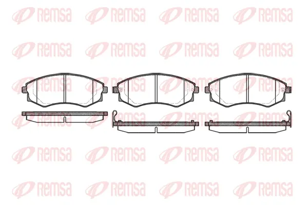 Brake Pad Set, disc brake (0318 12)