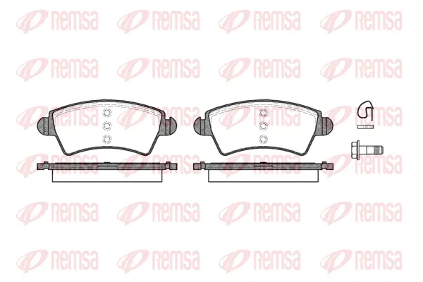 Brake Pad Set, disc brake (0726 10)