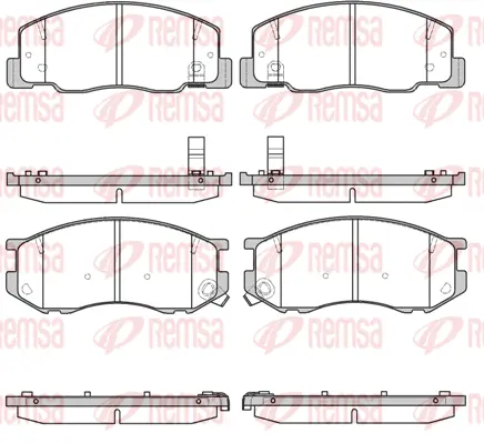 Brake Pad Set, disc brake (0636 04)