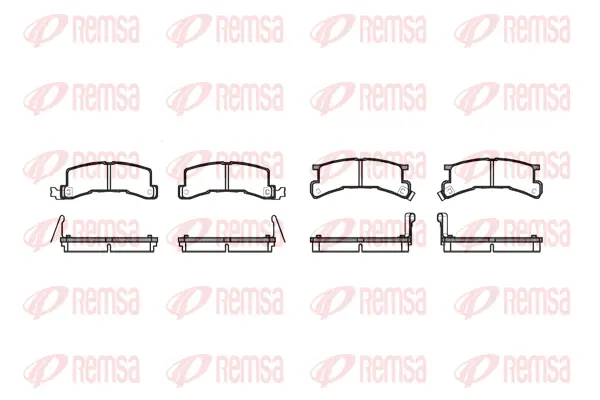 Brake Pad Set, disc brake (0196 04)
