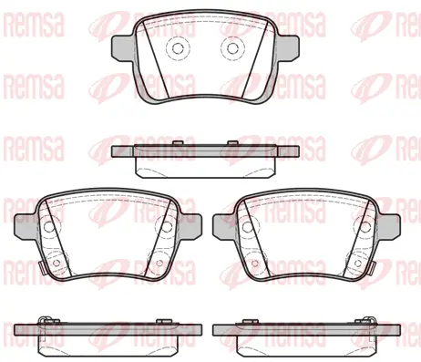 Brake Pad Set, disc brake (1450 22)