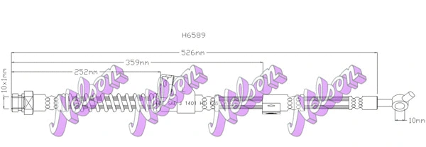 Brake Hose (H6589)