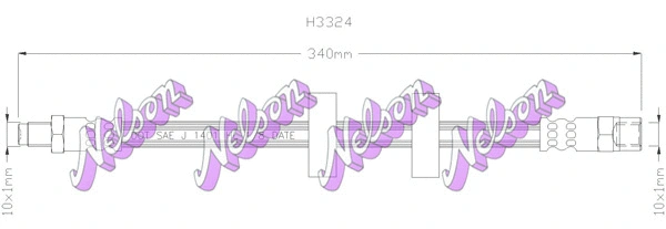 Brake Hose (H3324)
