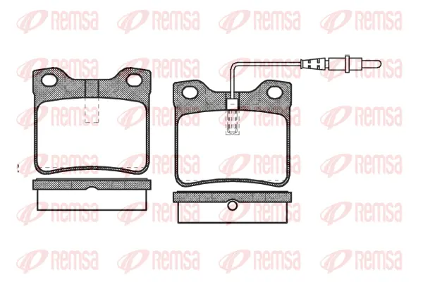 Brake Pad Set, disc brake (0321 22)