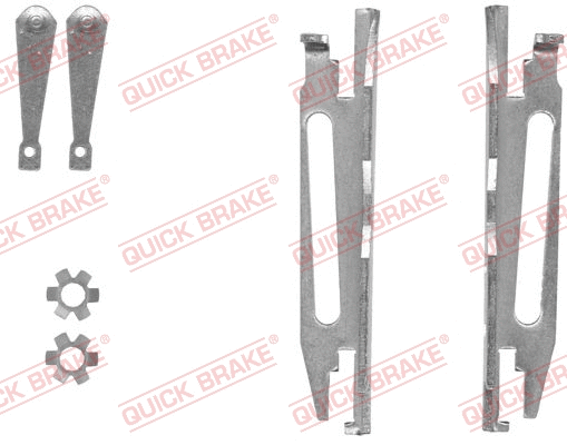Adjuster Set, drum brake (105 53 001)