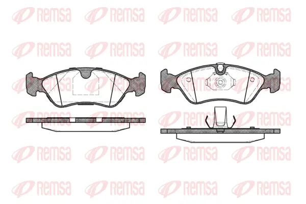 Brake Pad Set, disc brake (0286 50)